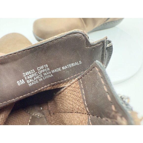 B.O.C. Blanche Size 8 Womens Brown Ankle‎ Boots Zip side - Vegan leather - Picture 2 of 8